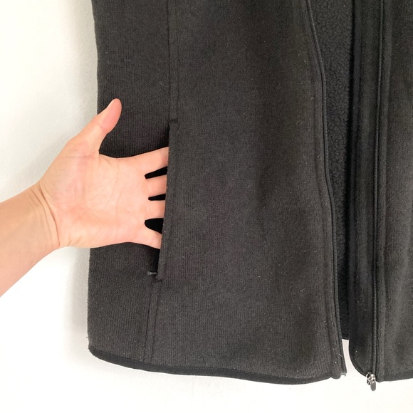 L.L.Bean Fleece zip up vest - Picture 4 of 6